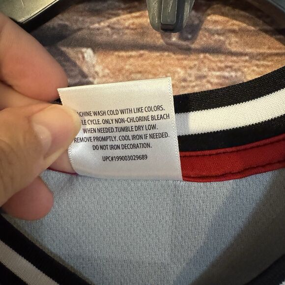 AC/DC High Voltage Checkerboard M Soccer Jersey Mens Graphic Tee Band Rock Shirt - Picture 3 of 6